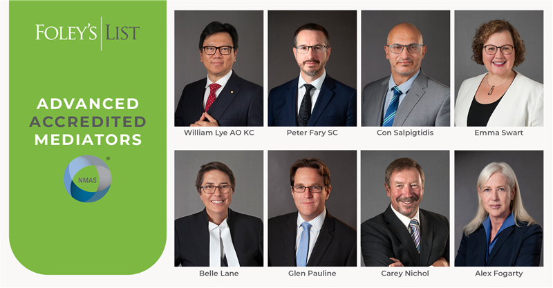 Advanced accredited mediators