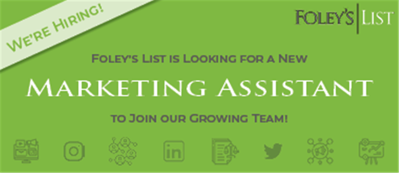Now Hiring Marketing Assistant