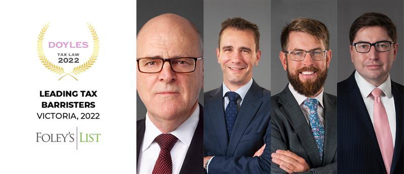 Tax Law Barristers 2022