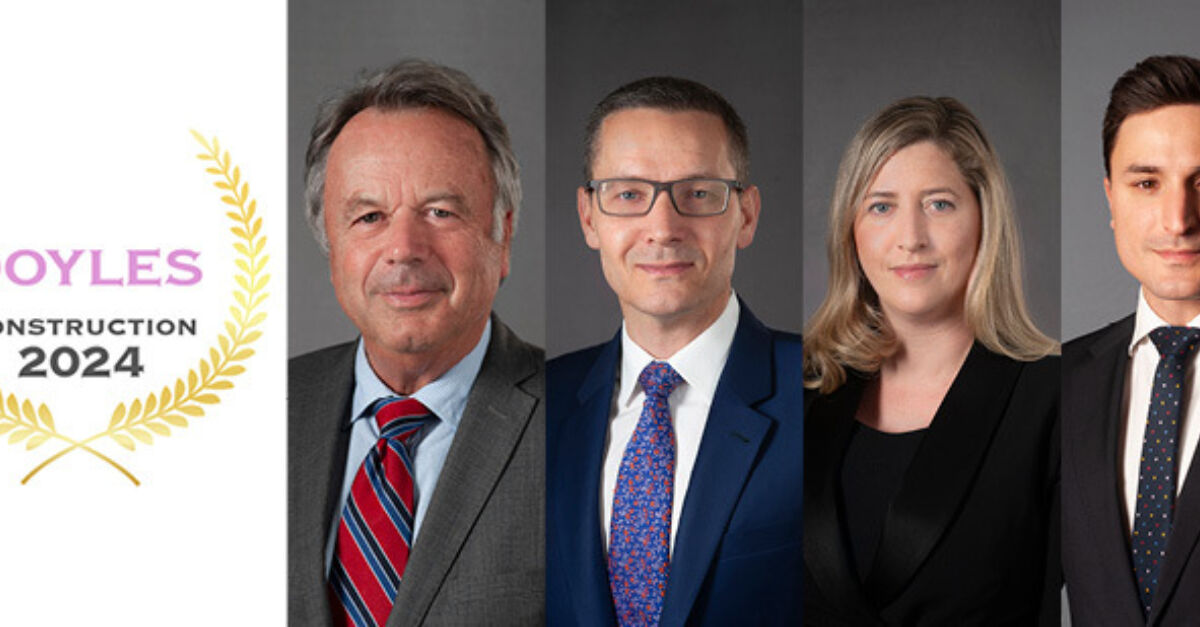 Leading Construction Law Barristers - Doyle's Guide 2024 | Foleys List