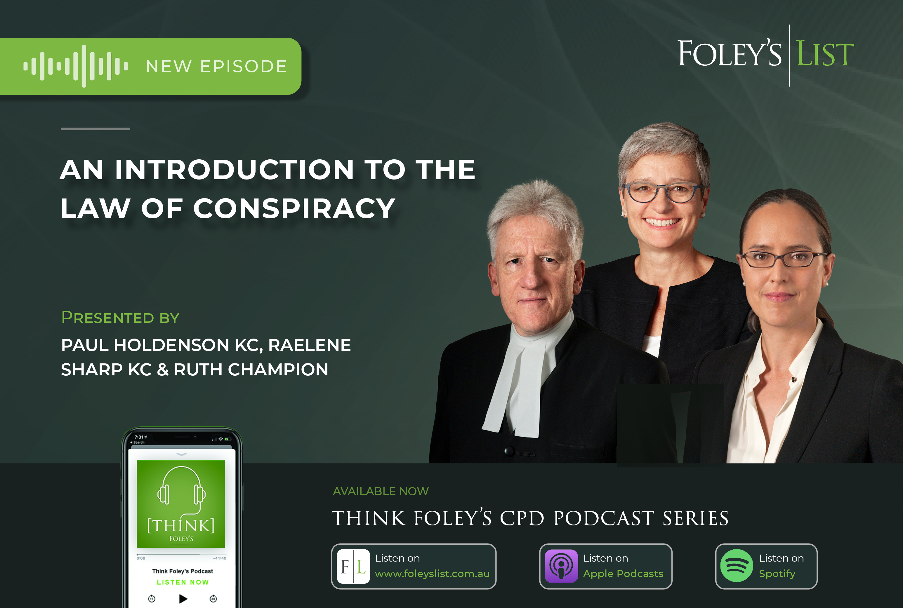 Introduction to the Law of Conspiracy website