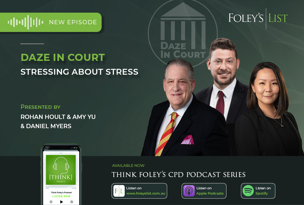 Stressing about Stress