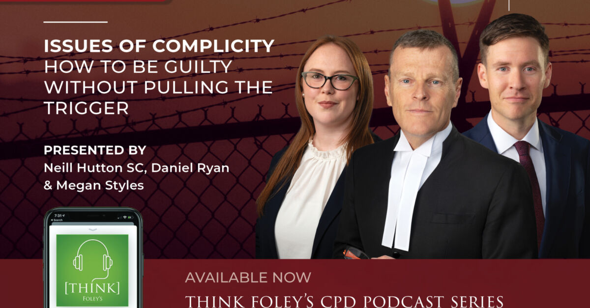 Issues of Complicity – How to be Guilty Without Pulling the Trigger ...