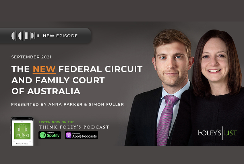 The New Federal Circuit and Family Court of Australia8